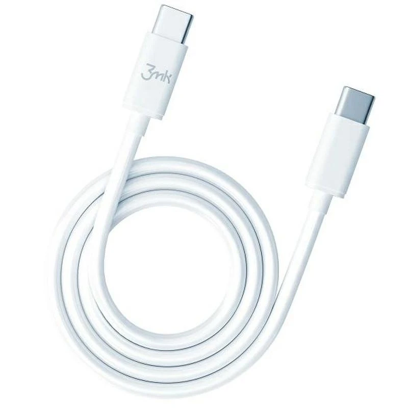 3MK Hyper PD/QC3.0 USB-C - 100W - 5A - 2m - White - immagine 5